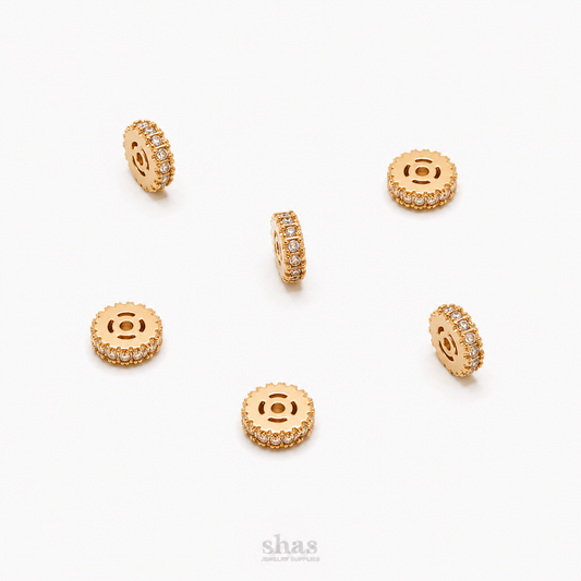 ZSP02C Gasket CZ Spacer Bead ( 1 pc )