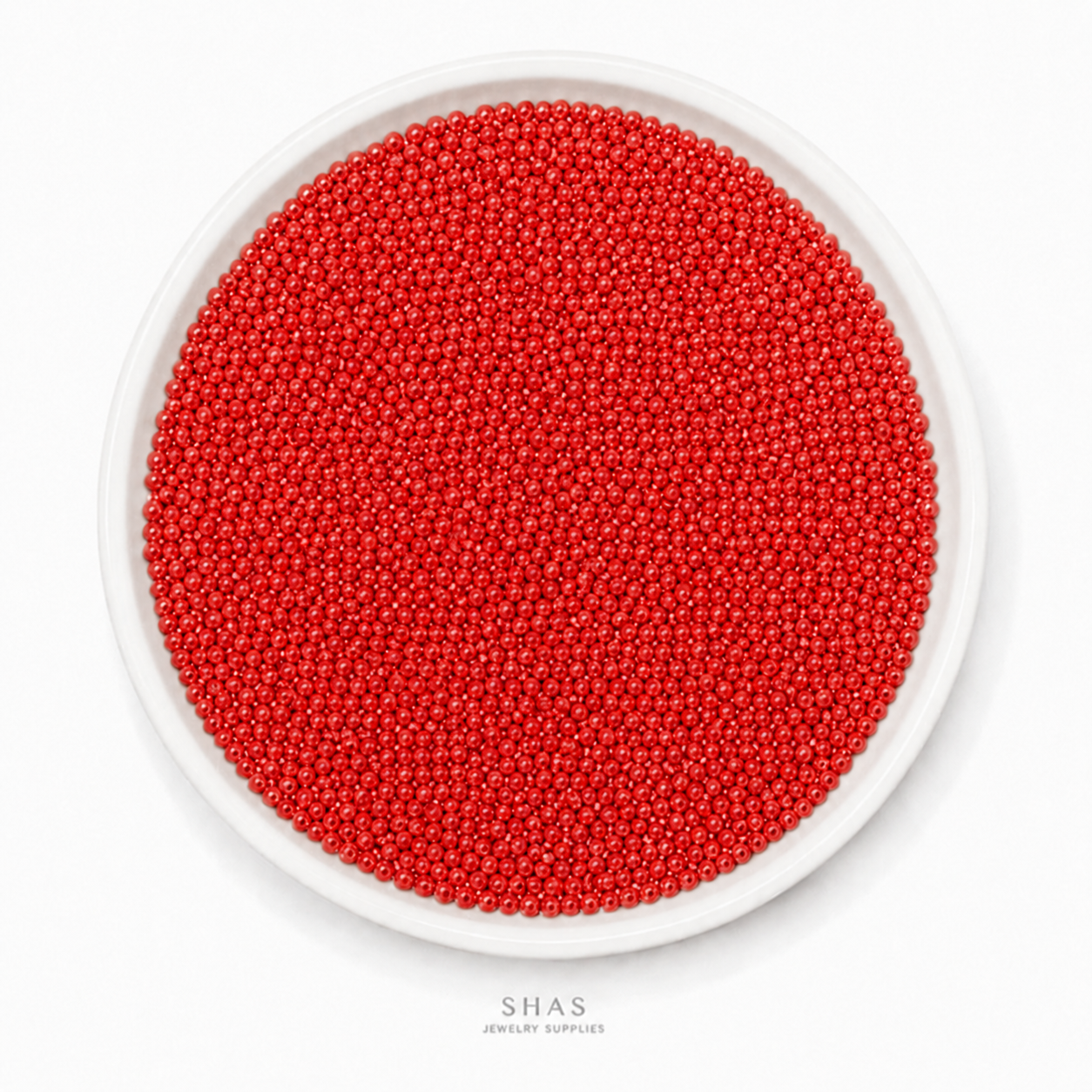SB02M Red Glass Seed Bead ( 1 Pack - 5g ) Premium Quality
