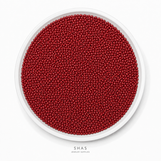 SB02N Maroon Glass Seed Bead ( 1 Pack - 5g ) Premium Quality