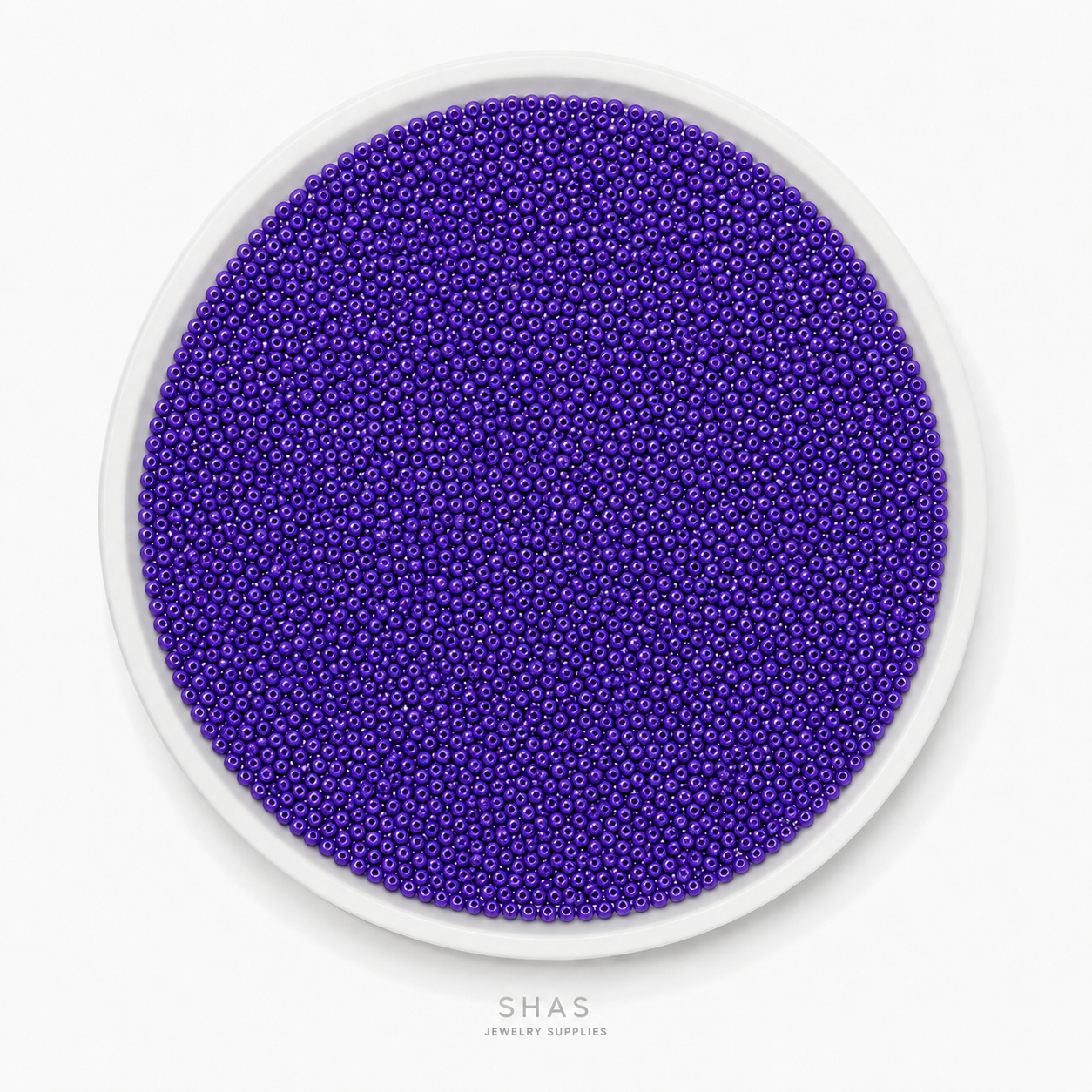 SB02R Violet Glass Seed Bead ( 1 Pack - 5g ) Premium Quality