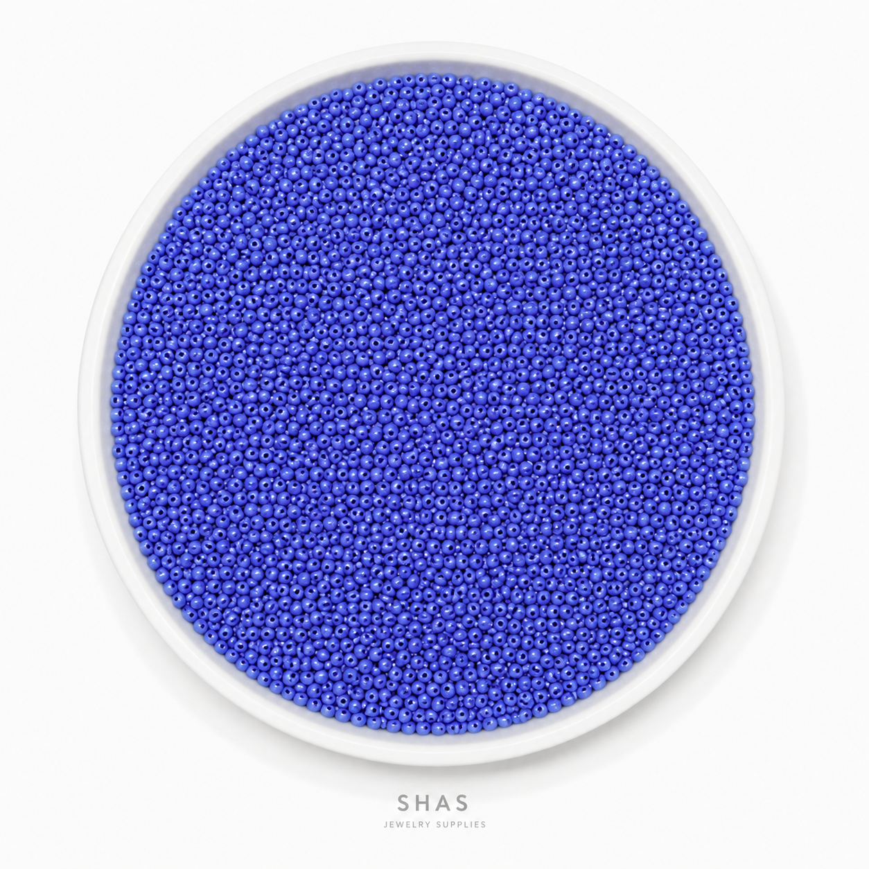 SB02V Cobalt Blue Glass Seed Bead ( 1 Pack - 5g ) Premium Quality