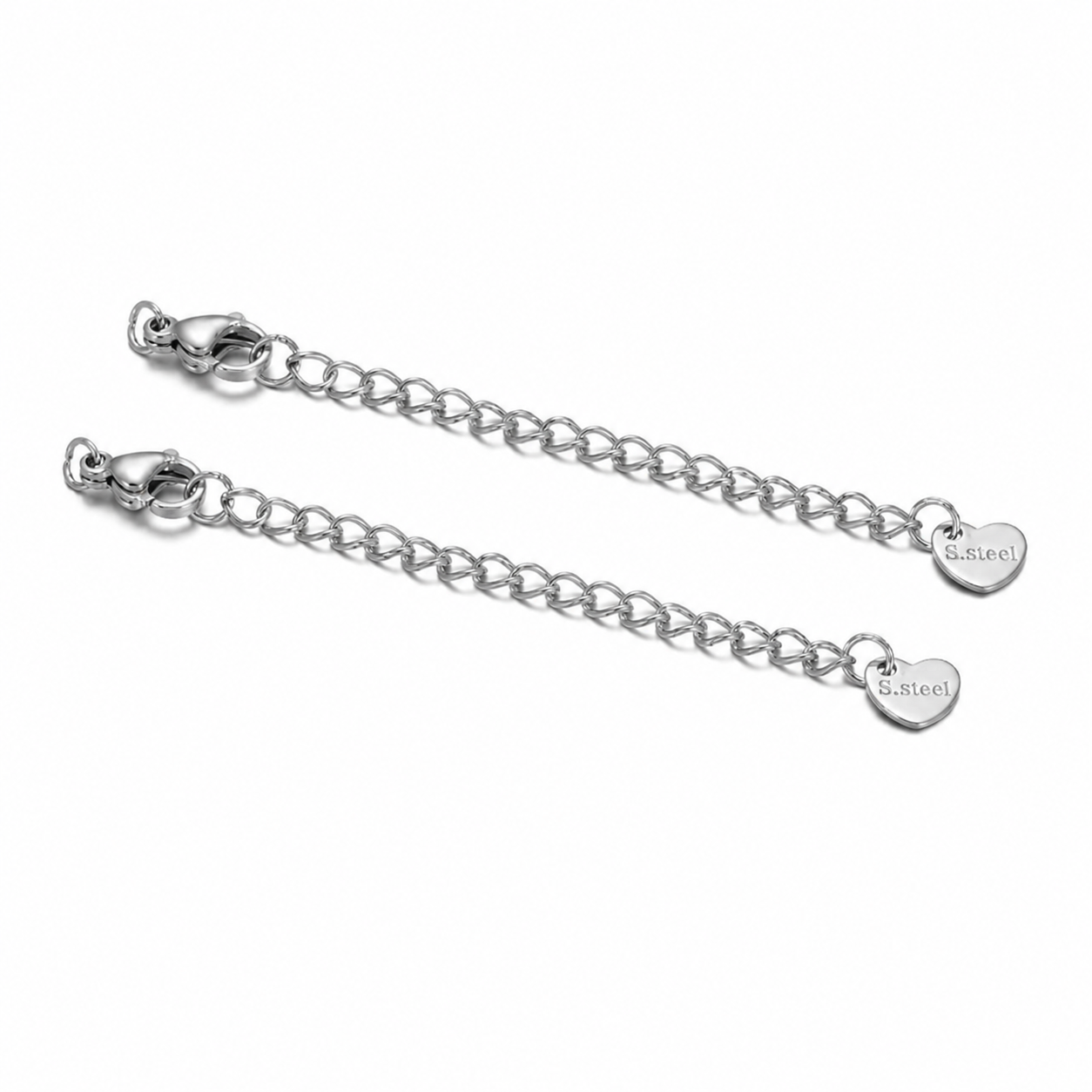 SS 1736 Extension with lobster hook Stainless steel ( 1 pc ) Anti tarnish