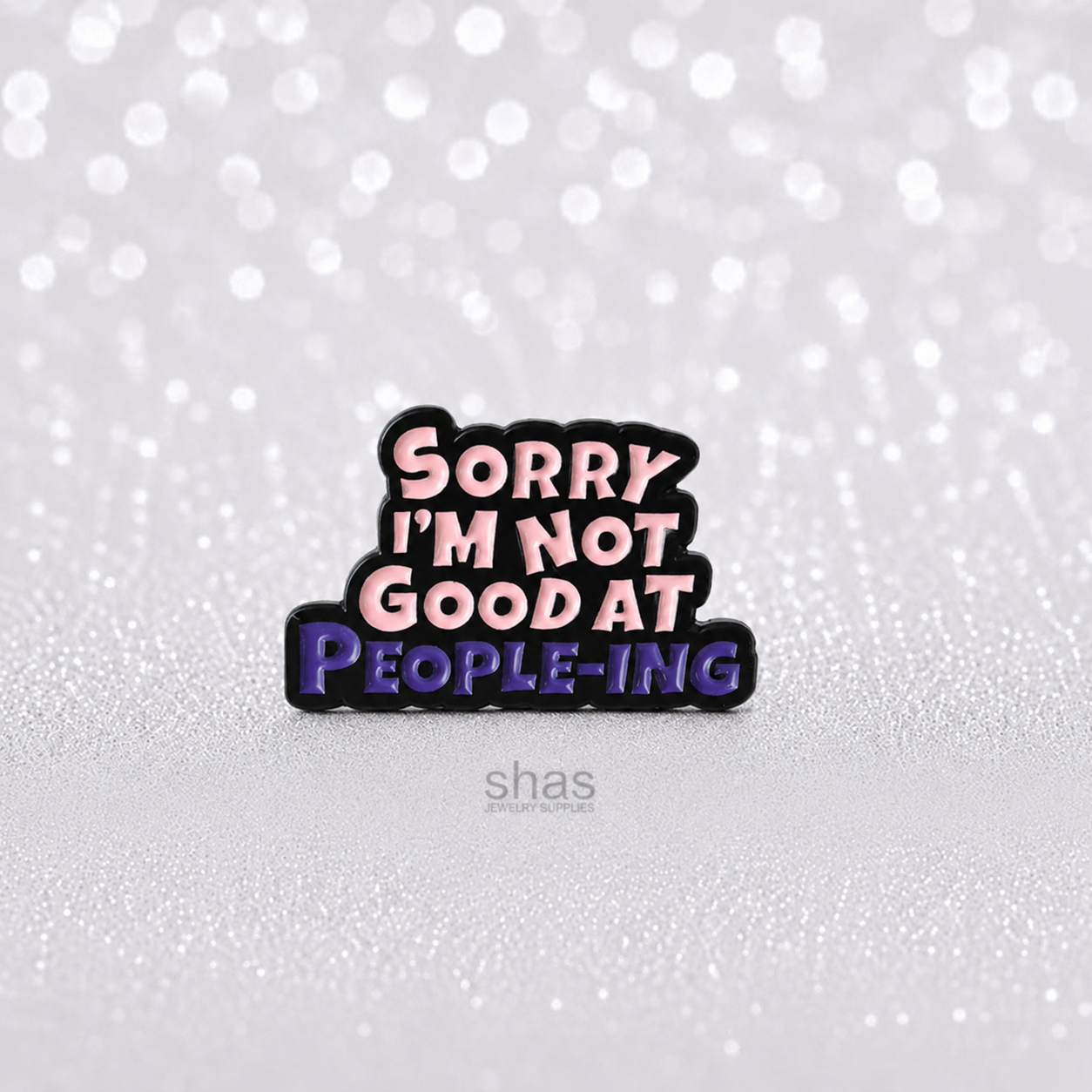 EP14 Introvert Enamel Pin Badge ( 1 pc ) Imported Premium Quality
