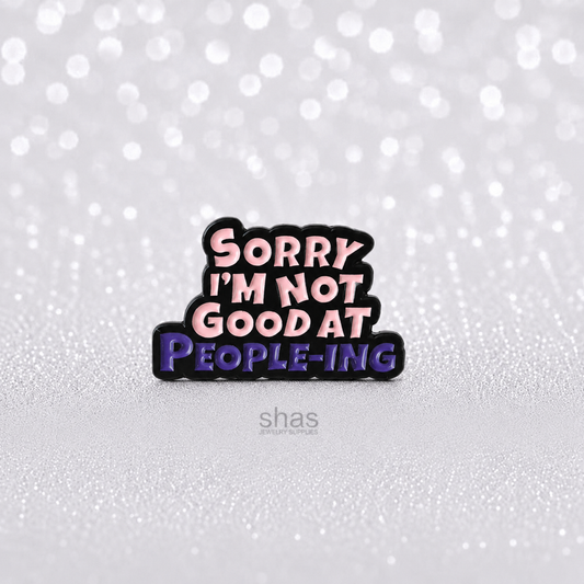 EP14 Introvert Enamel Pin Badge ( 1 pc ) Imported Premium Quality