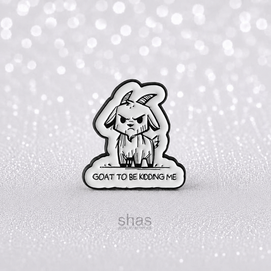 EP12 Grumpy Goat Enamel Pin Badge ( 1 pc ) Imported Premium Quality