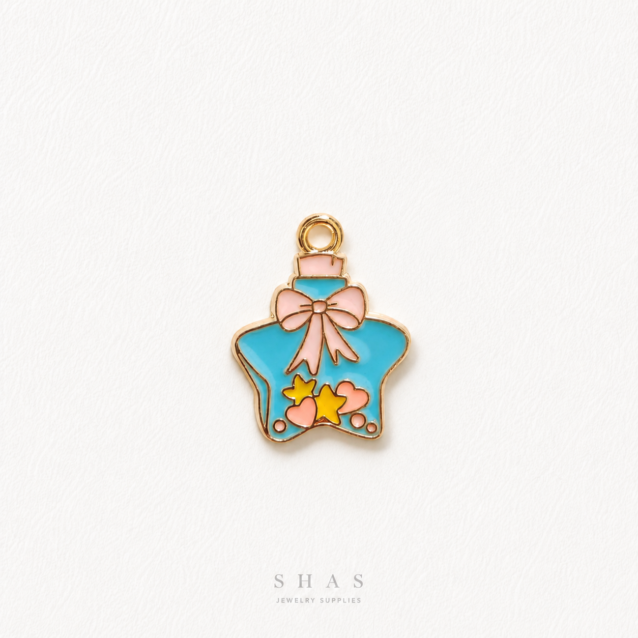 EC01F Sea Love Potion Enamel Charm ( 1 pc ) High Quality Shine