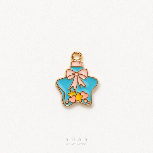 EC01F Sea Love Potion Enamel Charm ( 1 pc ) High Quality Shine