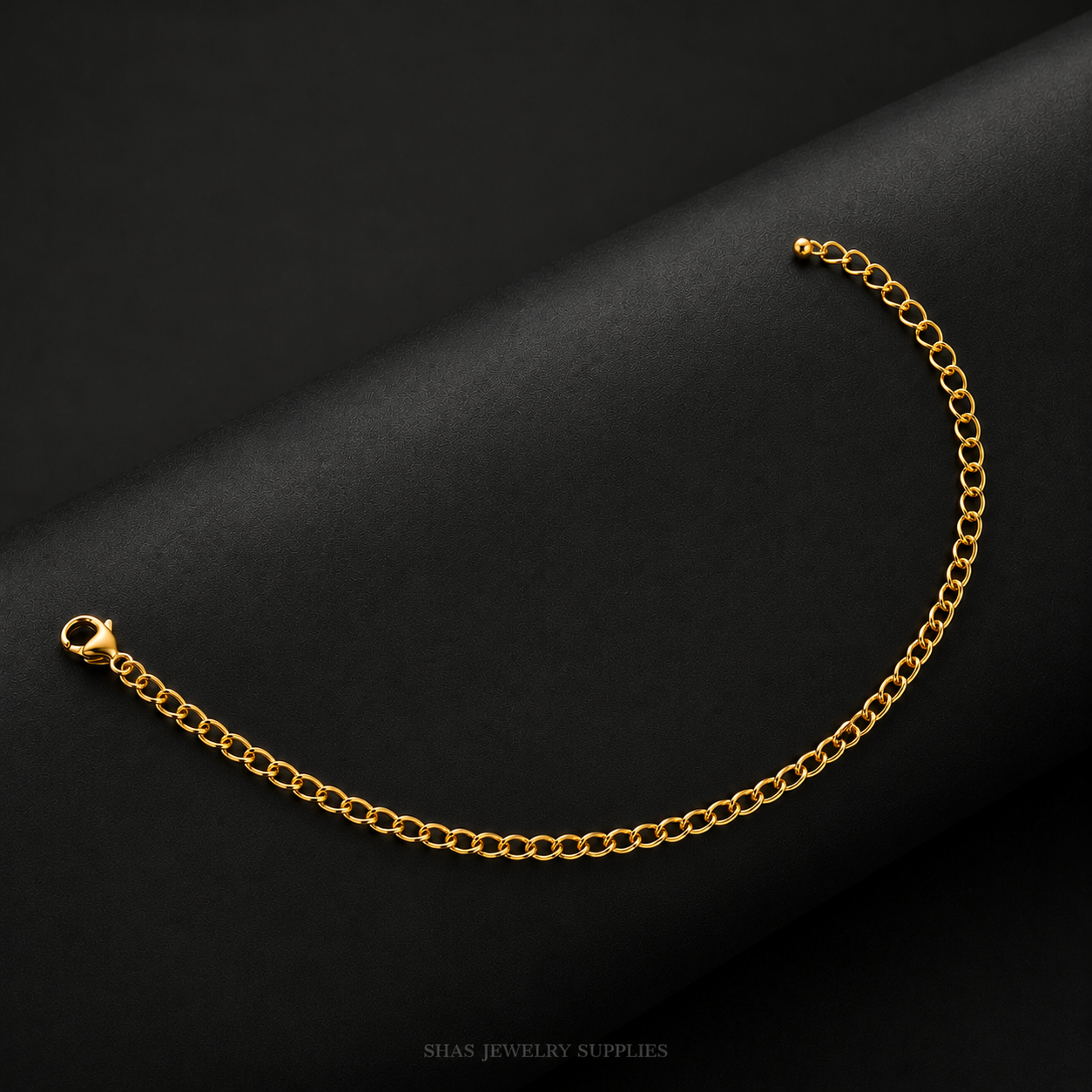 RBS01Q Fiagro Cuban Chain Bracelet ( 1 pc ) 18k Gold PVD Plated