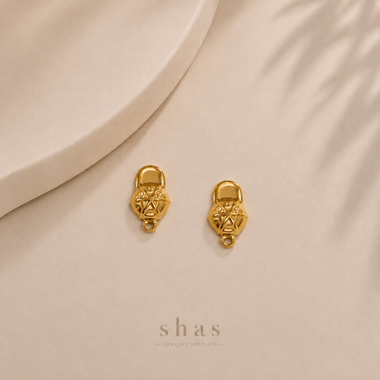 SC19J Baseball Cap Charm ( 1 pc ) 18k Gold PVD
