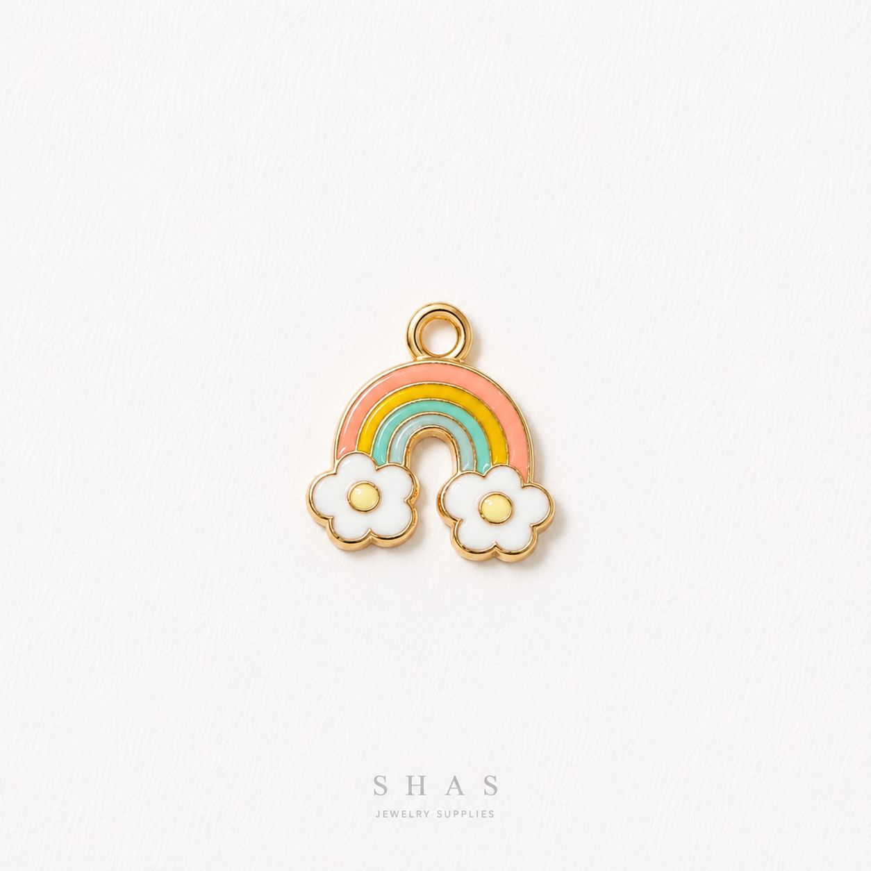 EC03J Rainbow Enamel Charm ( 1 pc ) High Quality Shine