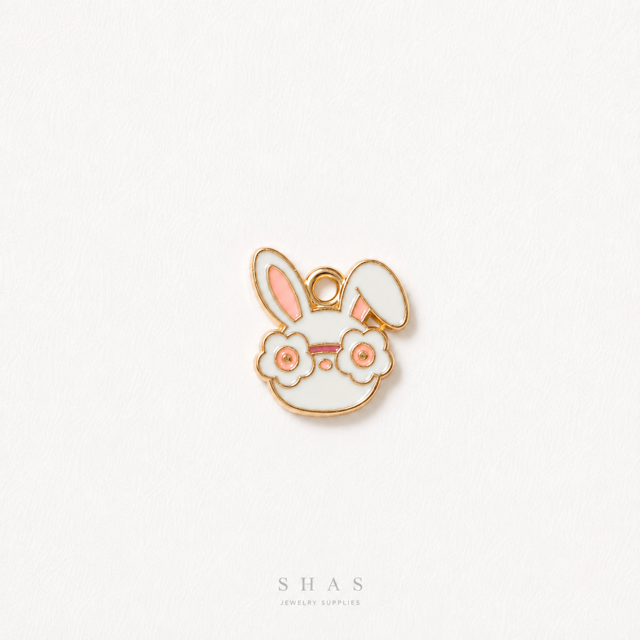 EC03L Kawaii Rabbit Charm ( 1 pc ) High Quality Shine