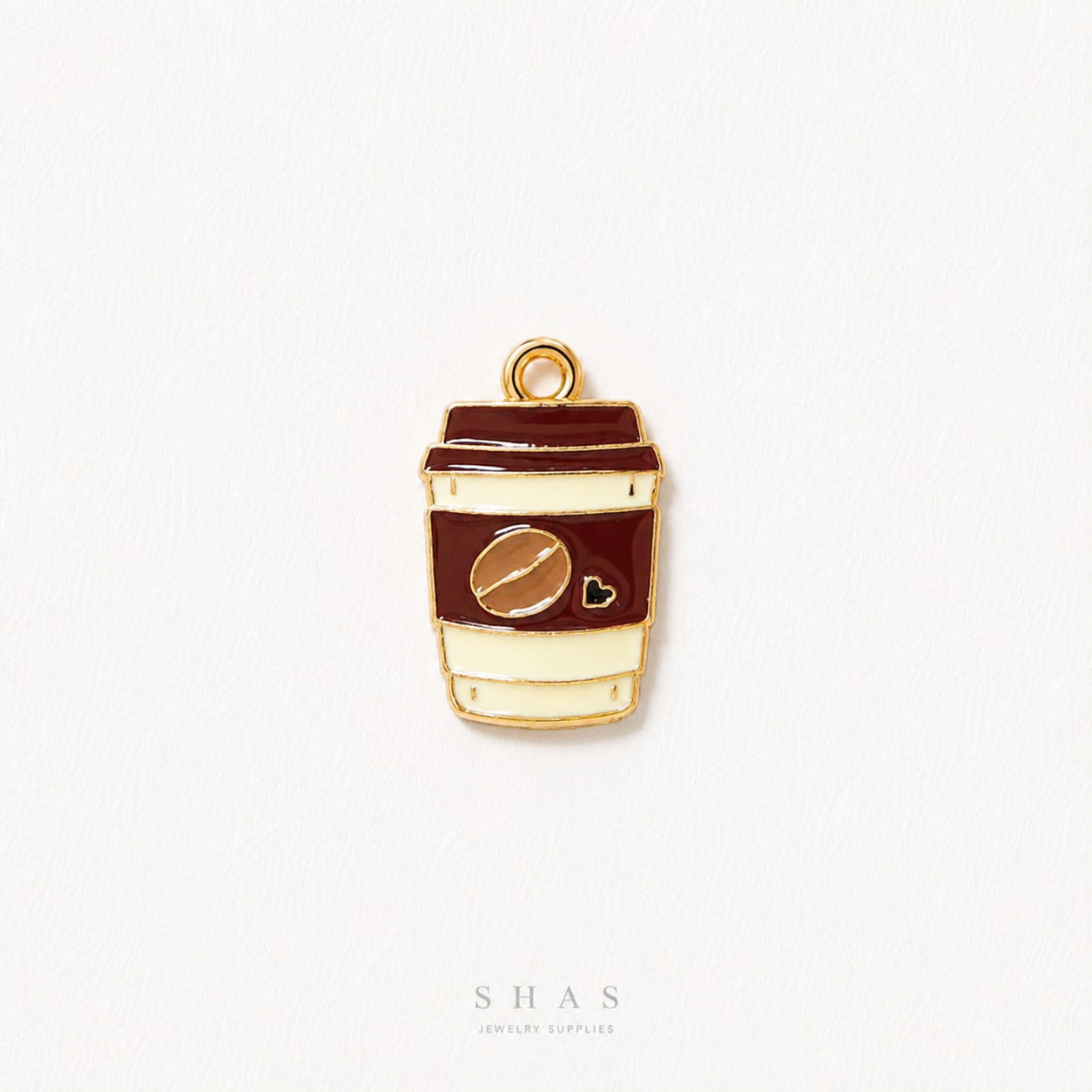 EC03N Coffee Tumbler Enamel Charm ( 1 pc ) High Quality Shine