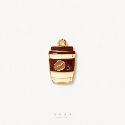 EC03N Coffee Tumbler Enamel Charm ( 1 pc ) High Quality Shine