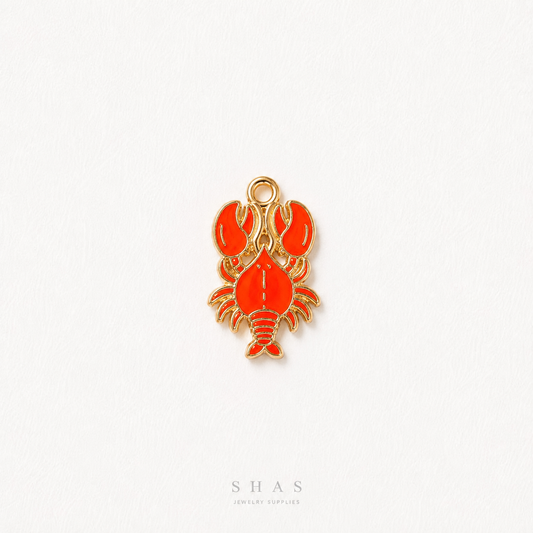 EC02M Lobster Enamel Charm ( 1 pc ) High Quality Shine
