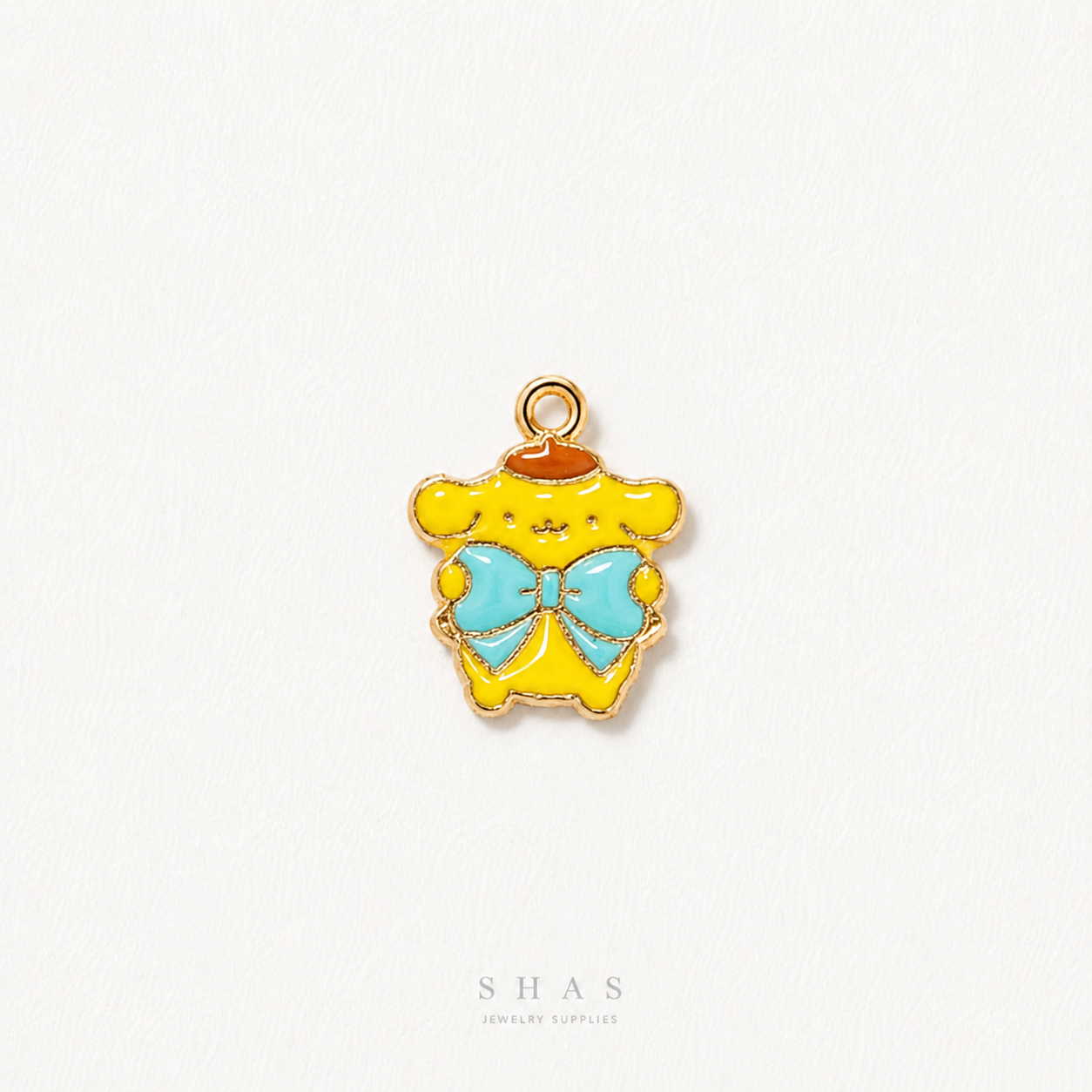 EC02T Sanrio Kawaii Dog Enamel Charm ( 1 pc ) High Quality Shine