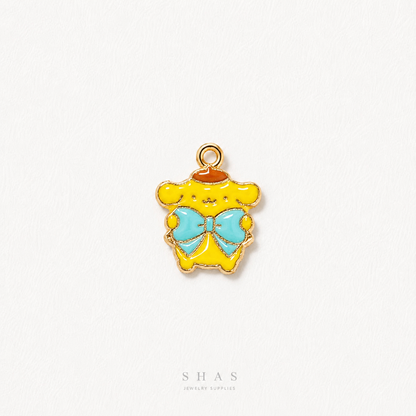EC02T Sanrio Kawaii Dog Enamel Charm ( 1 pc ) High Quality Shine