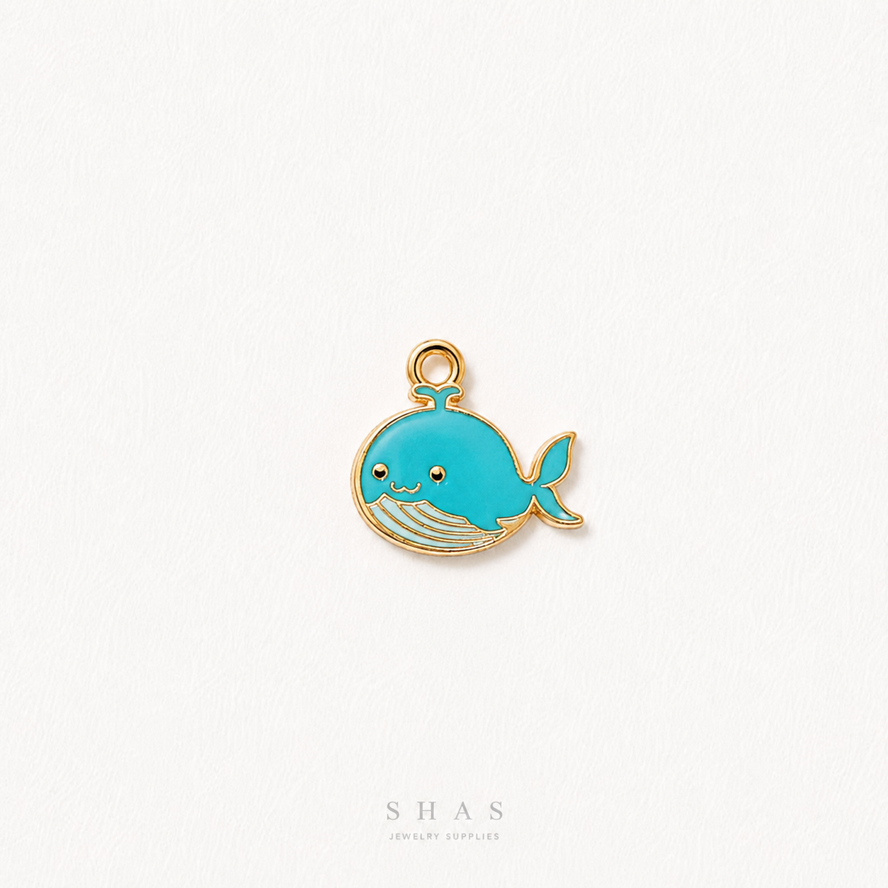 EC02Q Sea Whale Enamel Charm ( 1 pc ) High Quality Shine