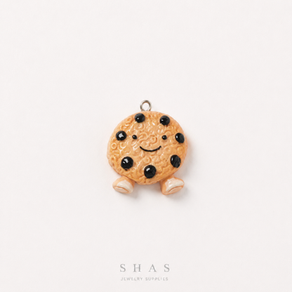 RM02C Choco-Chip Cookie Resin Charm ( 1 PC )