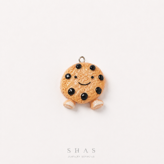RM02C Choco-Chip Cookie Resin Charm ( 1 PC )