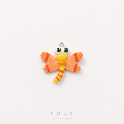 RM02F Kawaii Dragon Fly Resin Charm ( 1 PC )