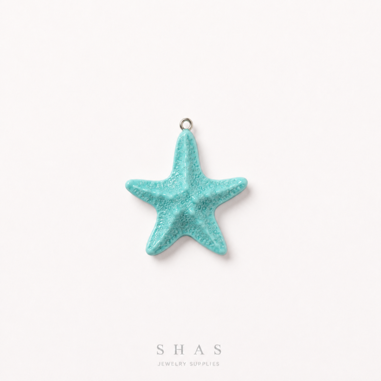 RM01J Blue Starfish Resin Charm ( 1 PC )