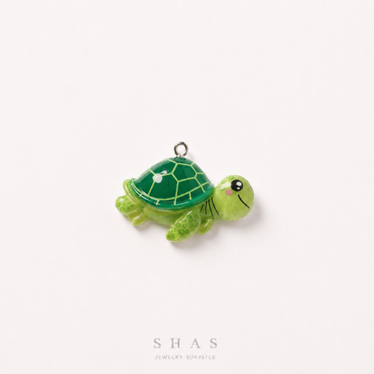 RM01H Kawaii Turtle Resin Charm ( 1 PC )