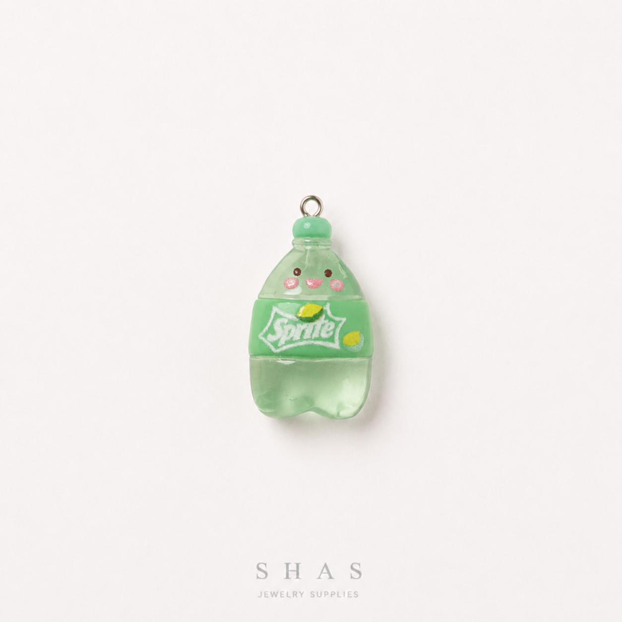 RM01F Sprite Bottle Transparent Resin Charm ( 1 PC )