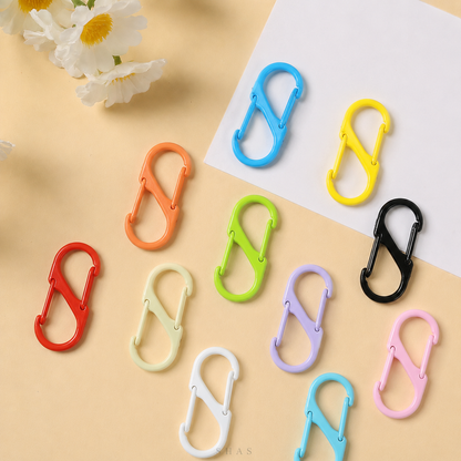 KC03 Double Opening Spring Buckle Keychain Clasp ( 1 pc )