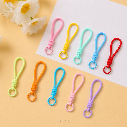 KC14 Rope with Spring Buckle Keychain Clasp ( 1 pc )