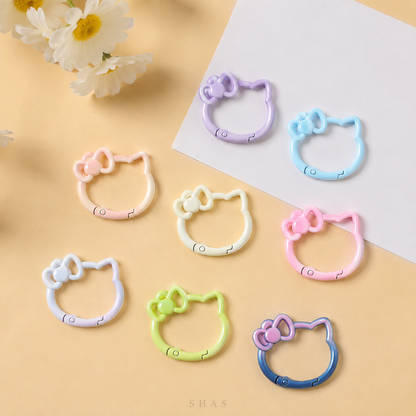KC10 Gradient Hello Kitty Spring Buckle Keychain Clasp ( 1 pc )