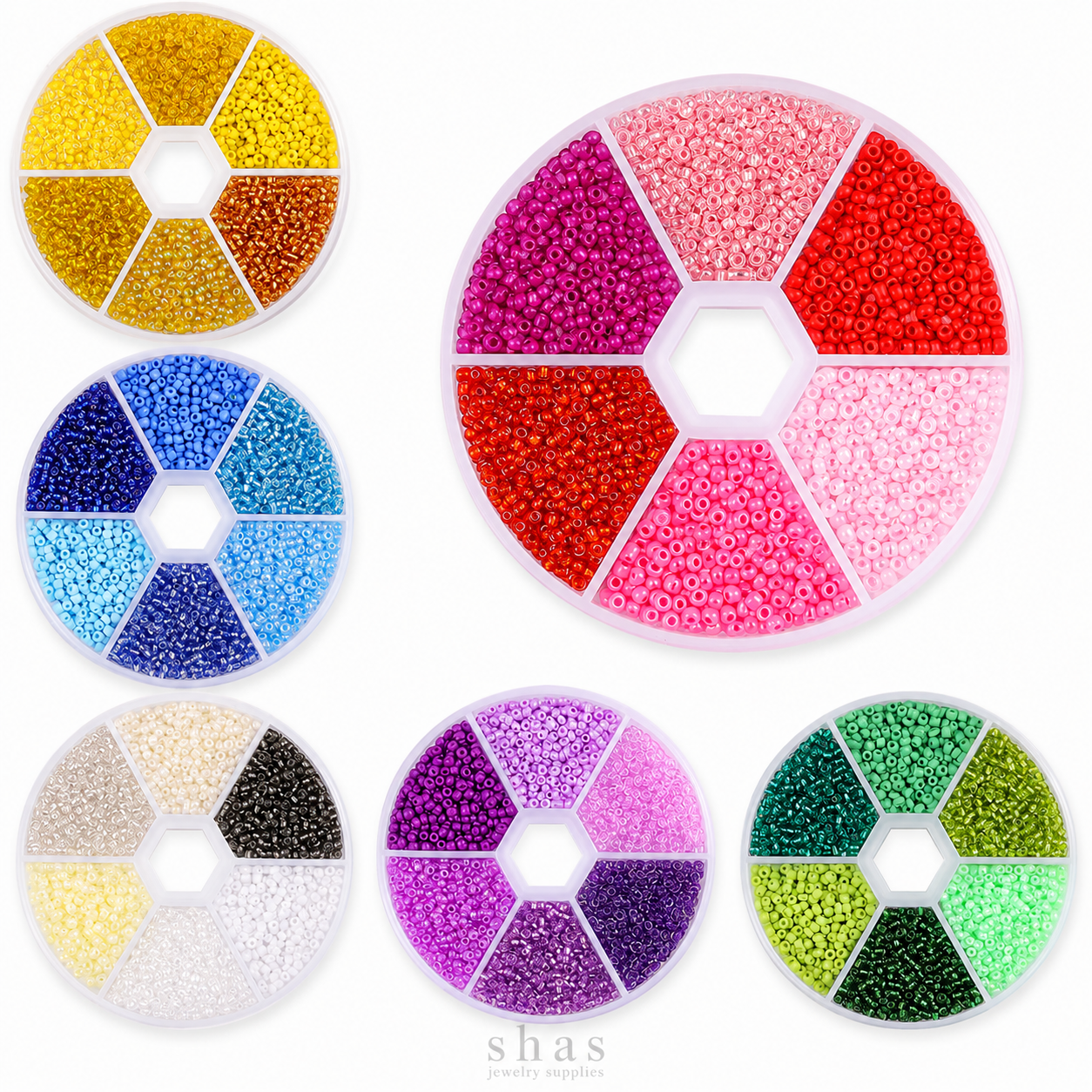 GB05B  Glass Seed Bead Kit ( 1 pc )