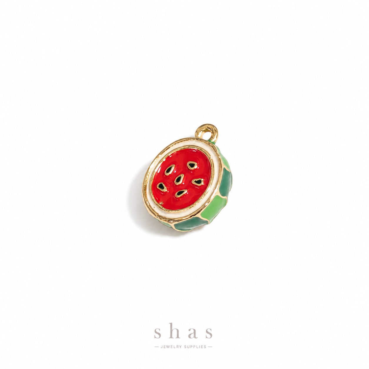 PC03N Half Watermelon 3D Charm ( 1 pc ) Premium Collectible