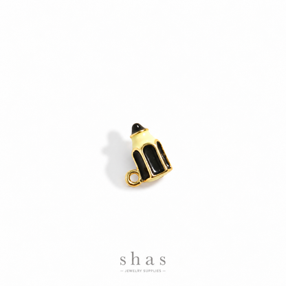 PC05V Black Pencil 3D Enamel Charm ( 1 pc ) Premium Collectible