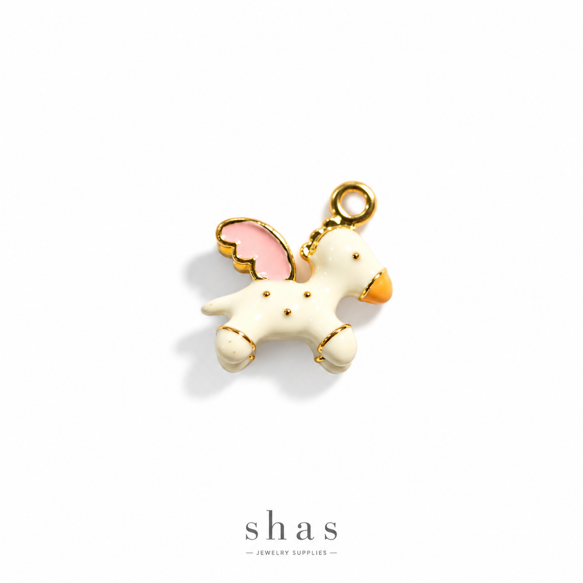 PC06A Kawaii Pony 3D Enamel Charm ( 1 pc ) Premium Collectible