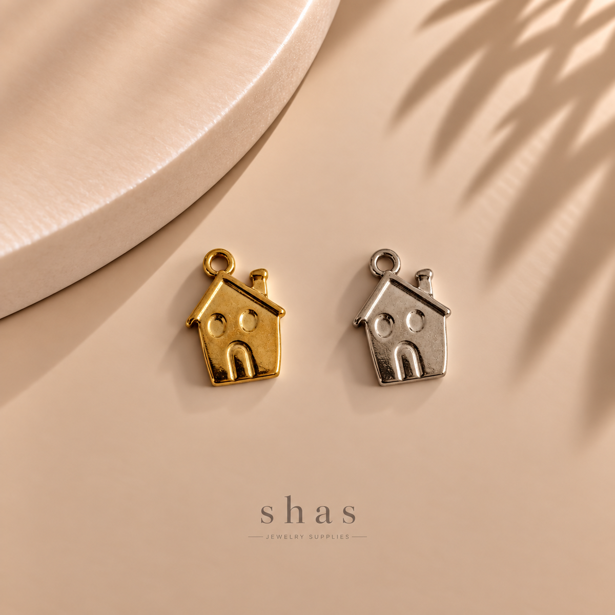 SC21F House Charm ( 1 pc ) PVD Plated