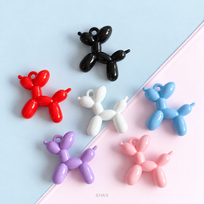 AB107 Balloon Dog Acrylic Bead ( 1 pc )