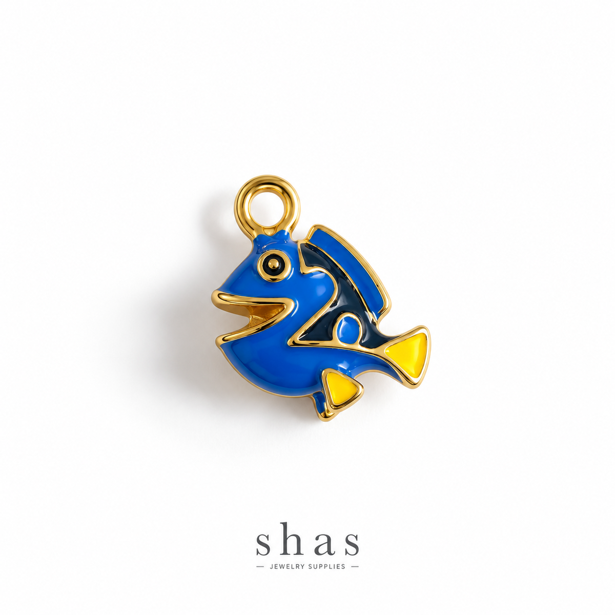 PC06T Dory Fish 3D Enamel Charm ( 1 pc ) Premium Collectible