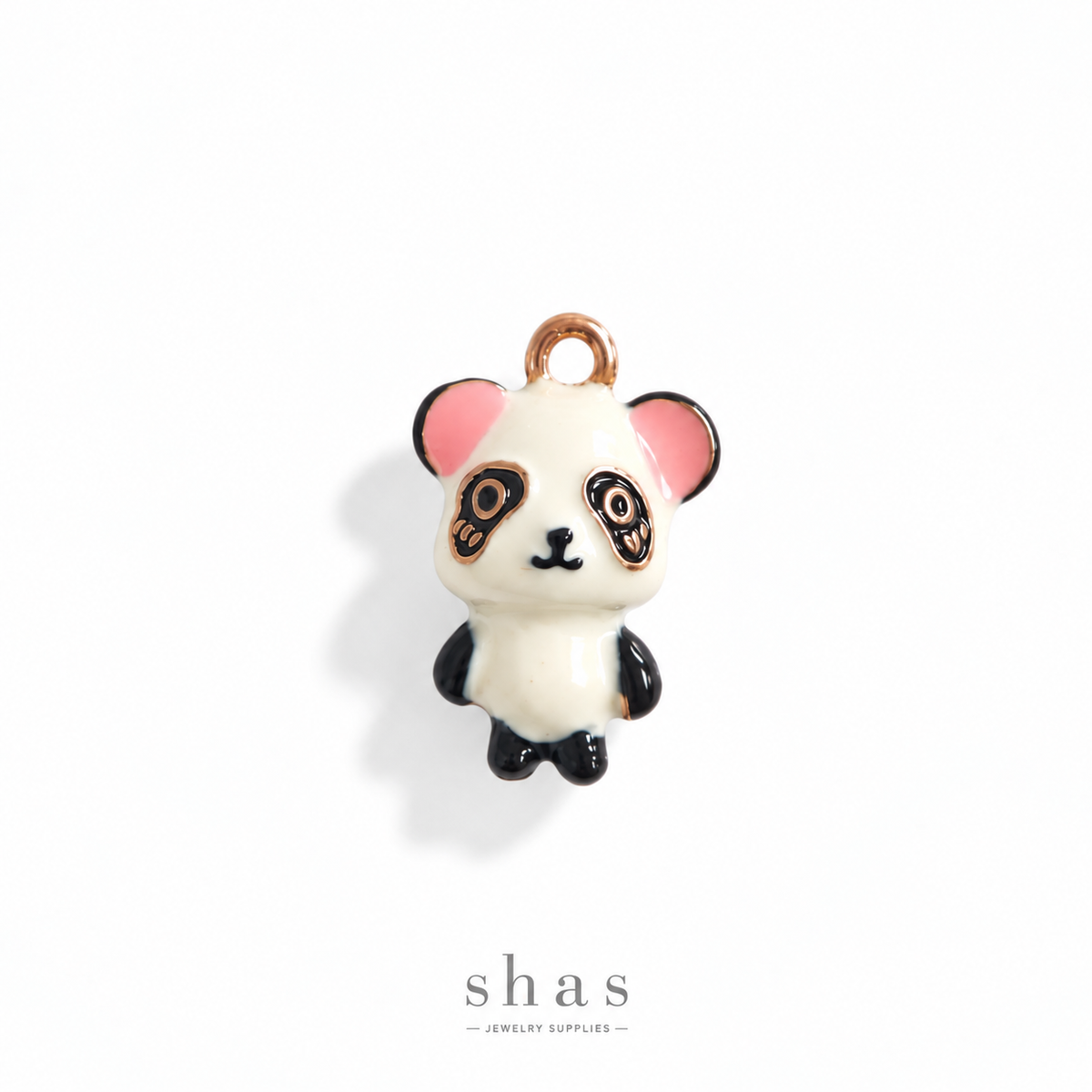 PC06B Panda 3D Enamel Charm ( 1 pc ) Premium Collectible