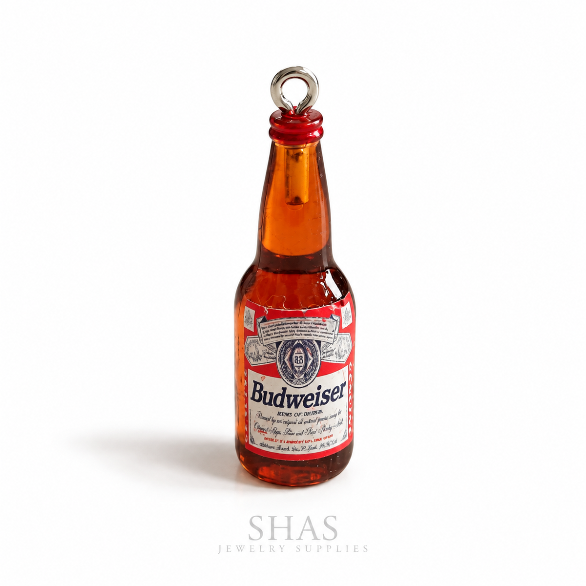 RM13J Budweiser Beer Resin Charm ( 1 PC )