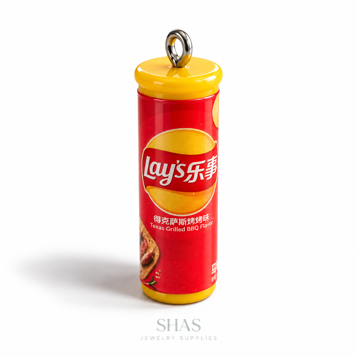 RM13P Red Lays Resin Charm ( 1 PC )
