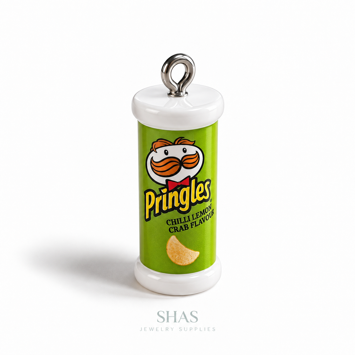 RM13L Green Pringles Resin Charm ( 1 PC )