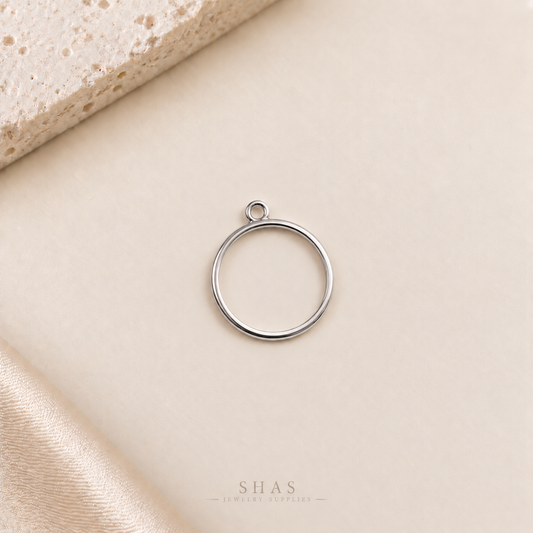 GPB06 Round Bezel ( 1 pc ) Silver