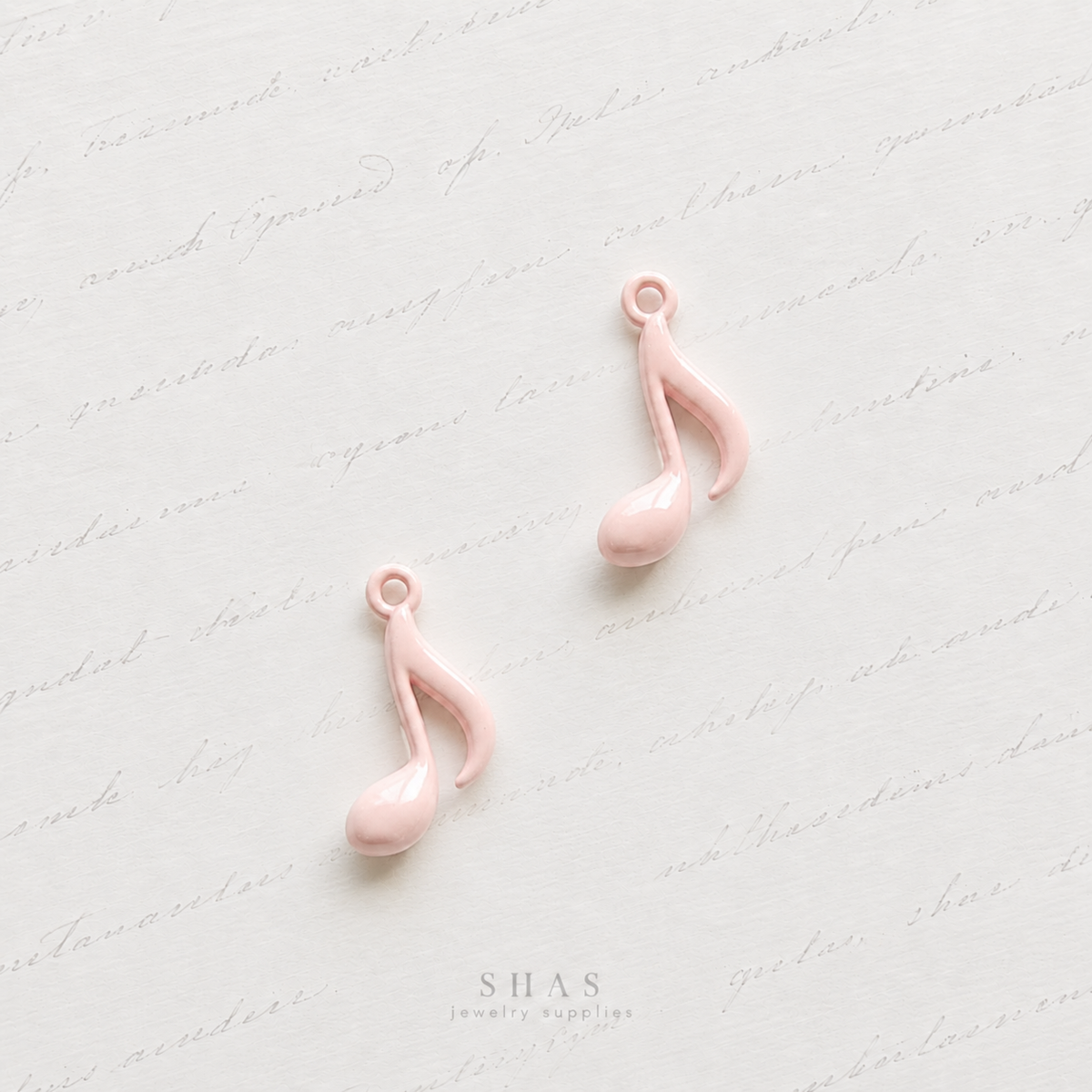 AC01 Musical Note Y2K Alloy Charm ( 1 pc )