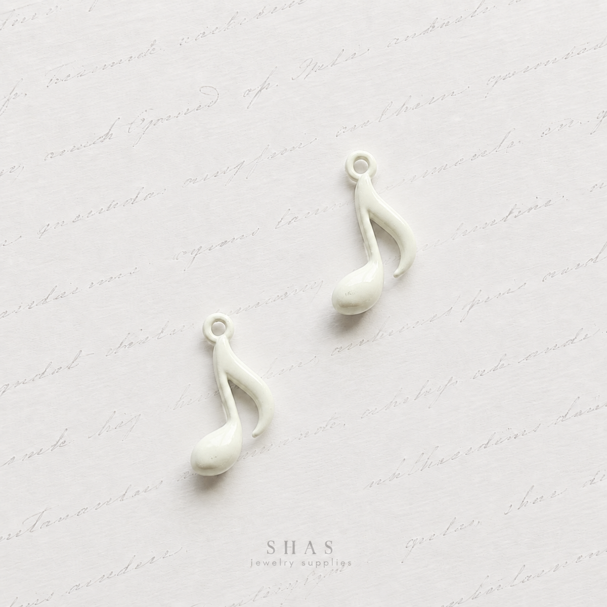 AC01 Musical Note Y2K Alloy Charm ( 1 pc )