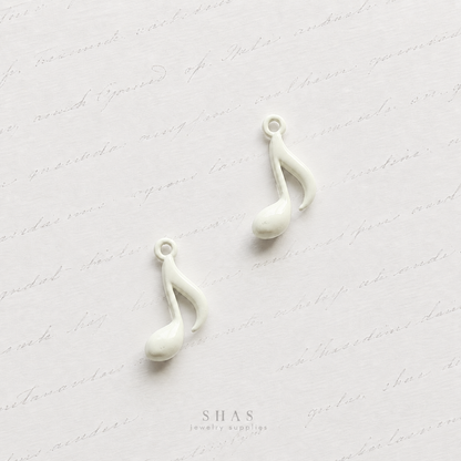 AC01 Musical Note Y2K Alloy Charm ( 1 pc )
