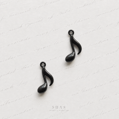 AC01 Musical Note Y2K Alloy Charm ( 1 pc )