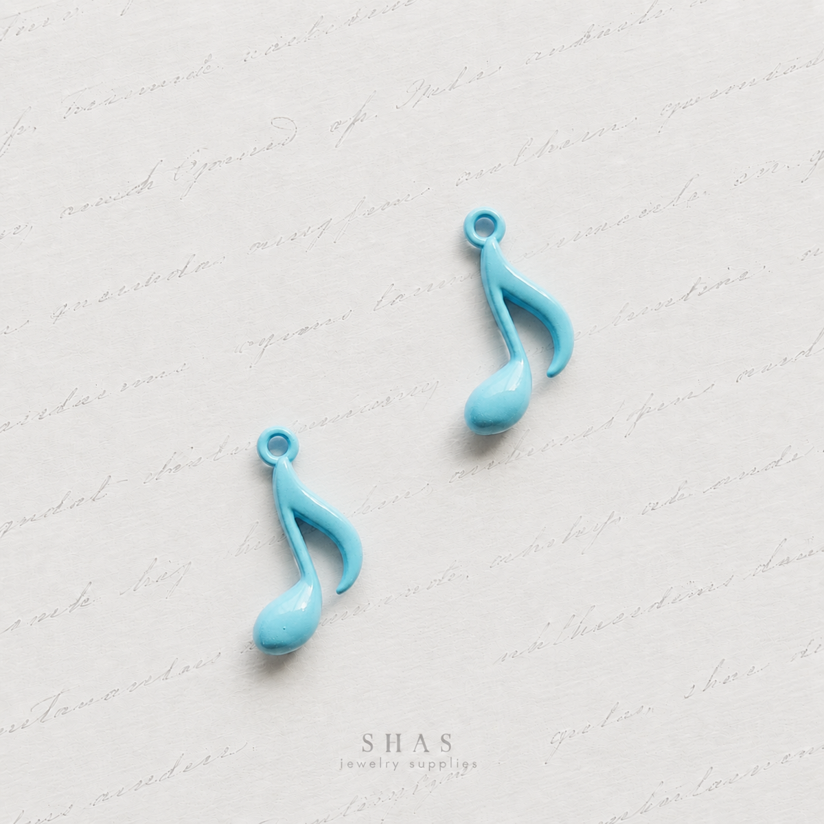 AC01 Musical Note Y2K Alloy Charm ( 1 pc )