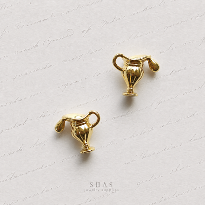 AC05 Magic Lamp Y2K Alloy Charm ( 1 pc )