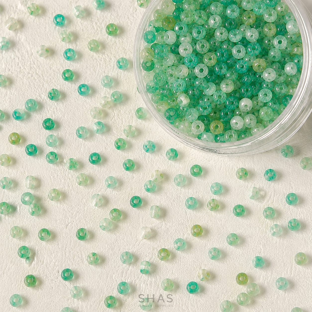 GB57 Abacus Glass Beads ( 1 pc ) Lampwork Bead