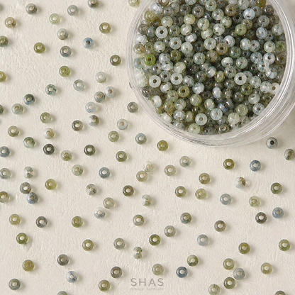 GB57 Abacus Glass Beads ( 1 pc ) Lampwork Bead